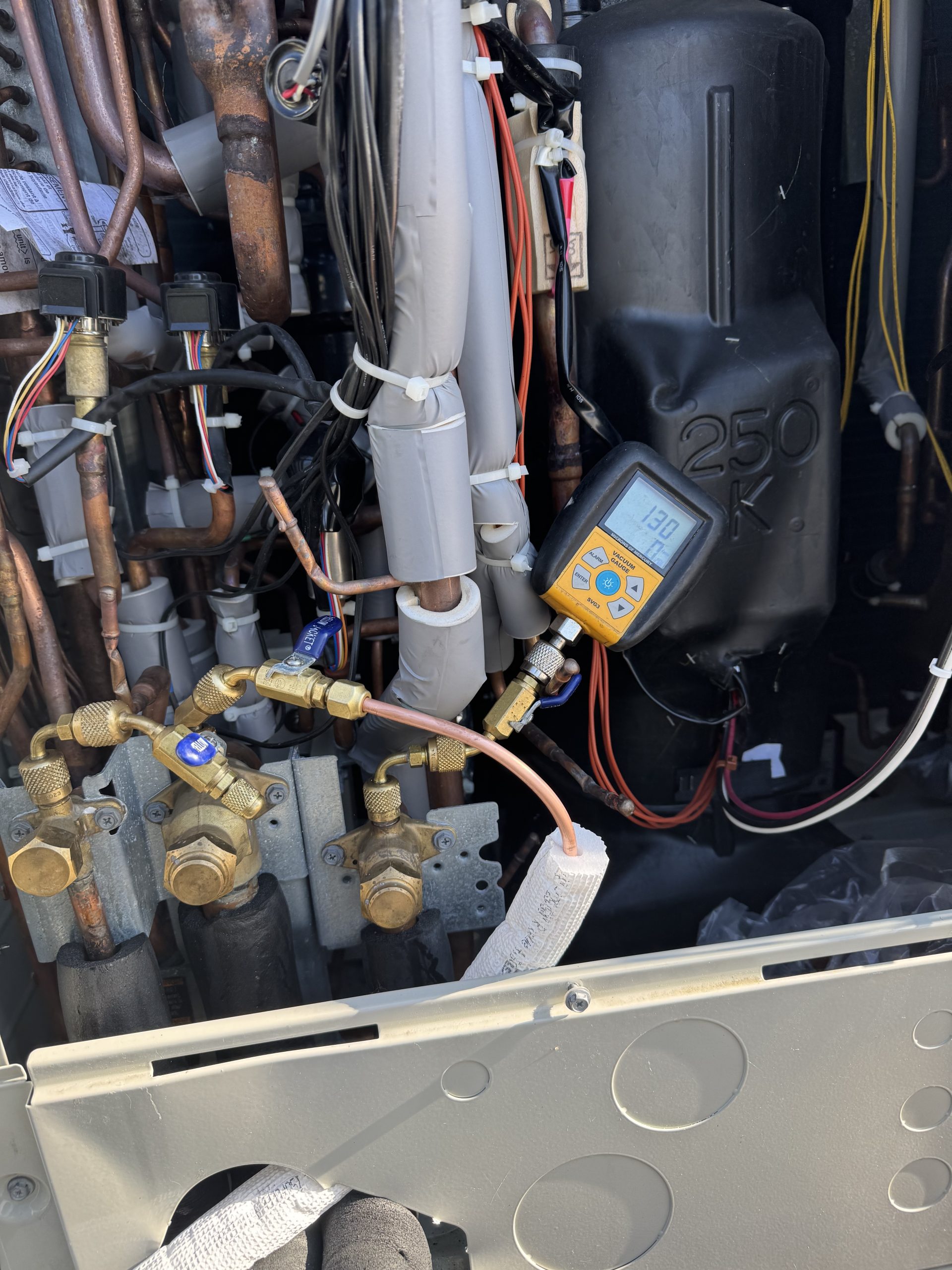 Inside of a furnace